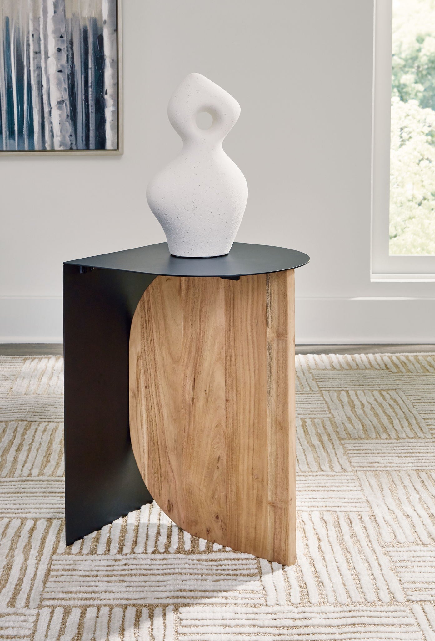 Ladgate - Accent Table - Black / Natural