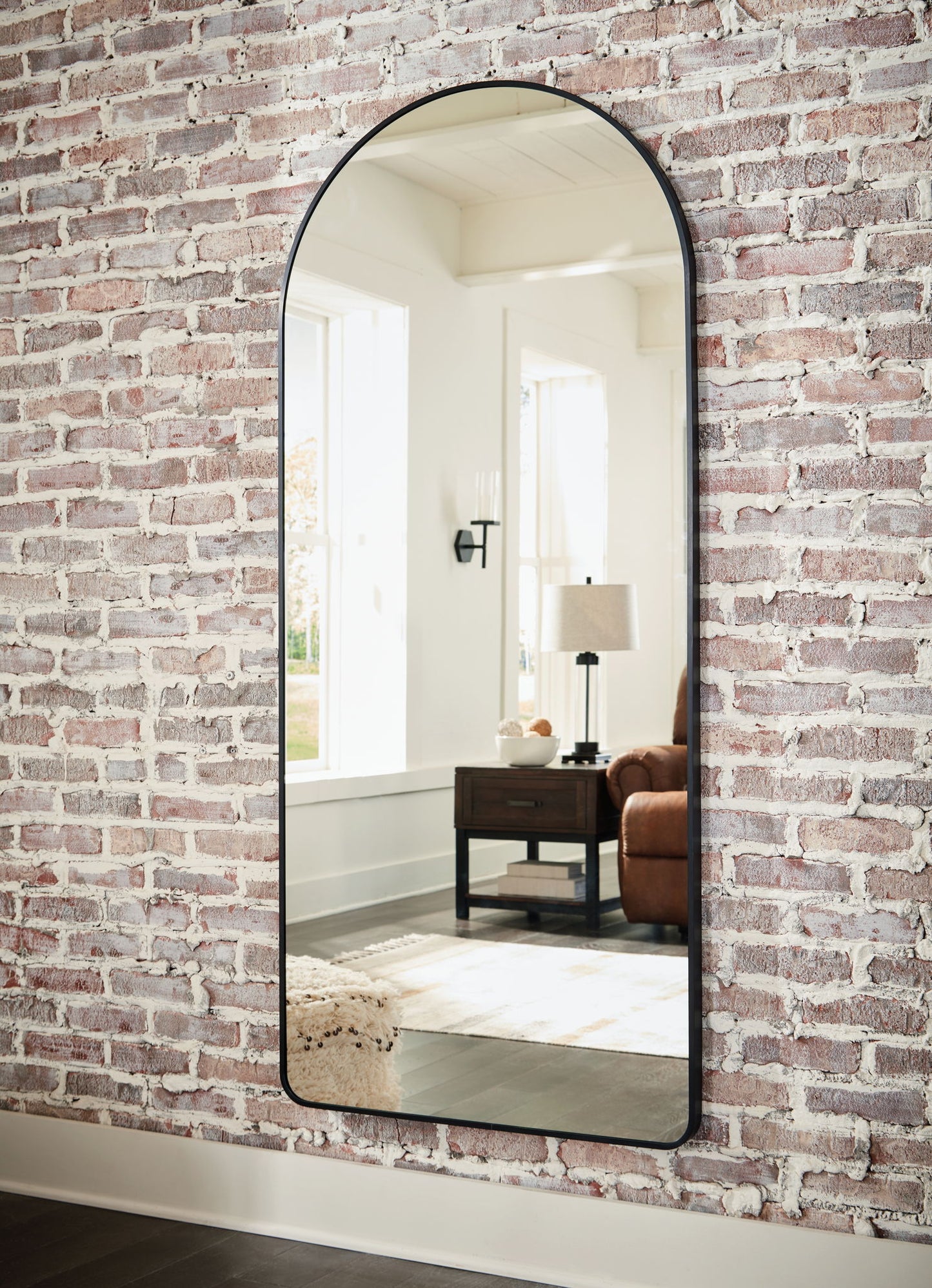 Sethall - Floor Mirror - Black