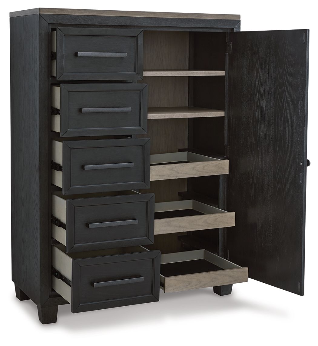 Foyland - Door Chest - Black / Brown