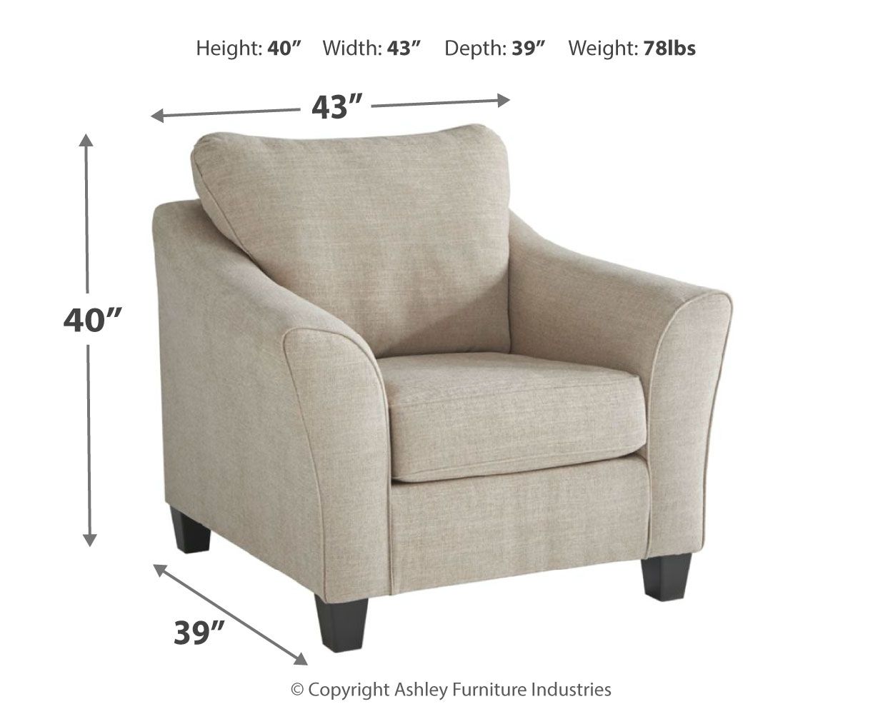 Abney - Chair - Driftwood