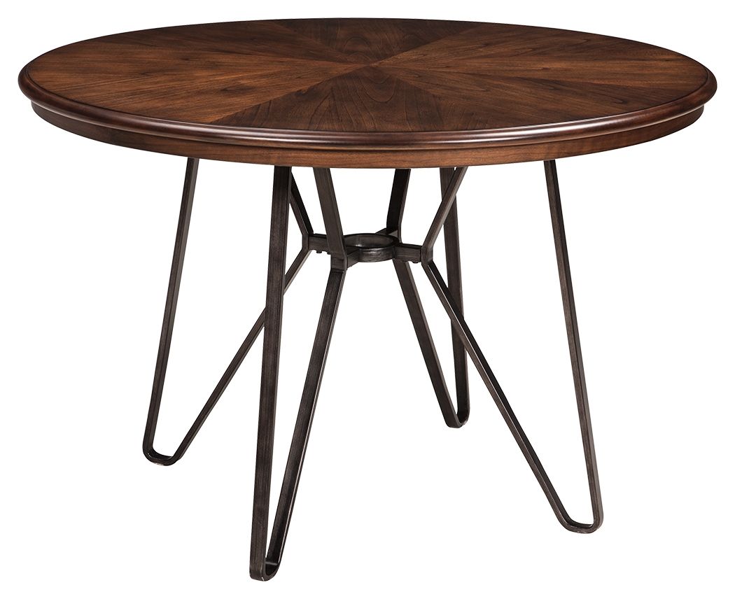 Centiar - Round Dining Room Table - Brown