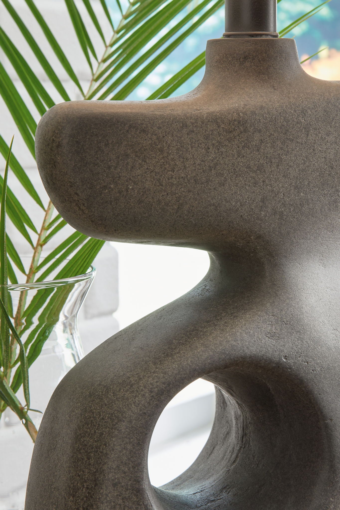 Danacy - Paper Table Lamp - Distressed Black