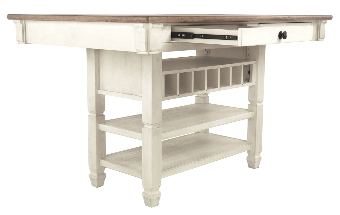 Bolanburg - Rectangular Dining Room Counter Table - Beige