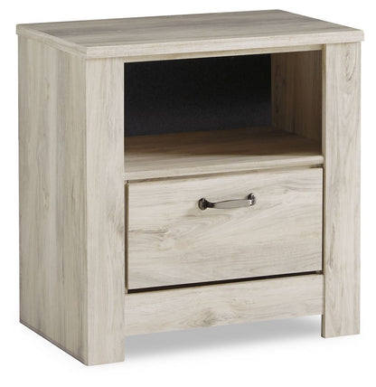 Bellaby - One Drawer Night Stand - Whitewash