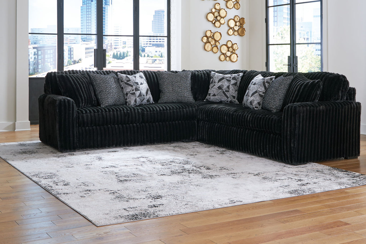 Midnight Madness 3-Piece Sectional