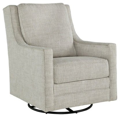Kambria - Swivel Glider Accent Chair - Fog