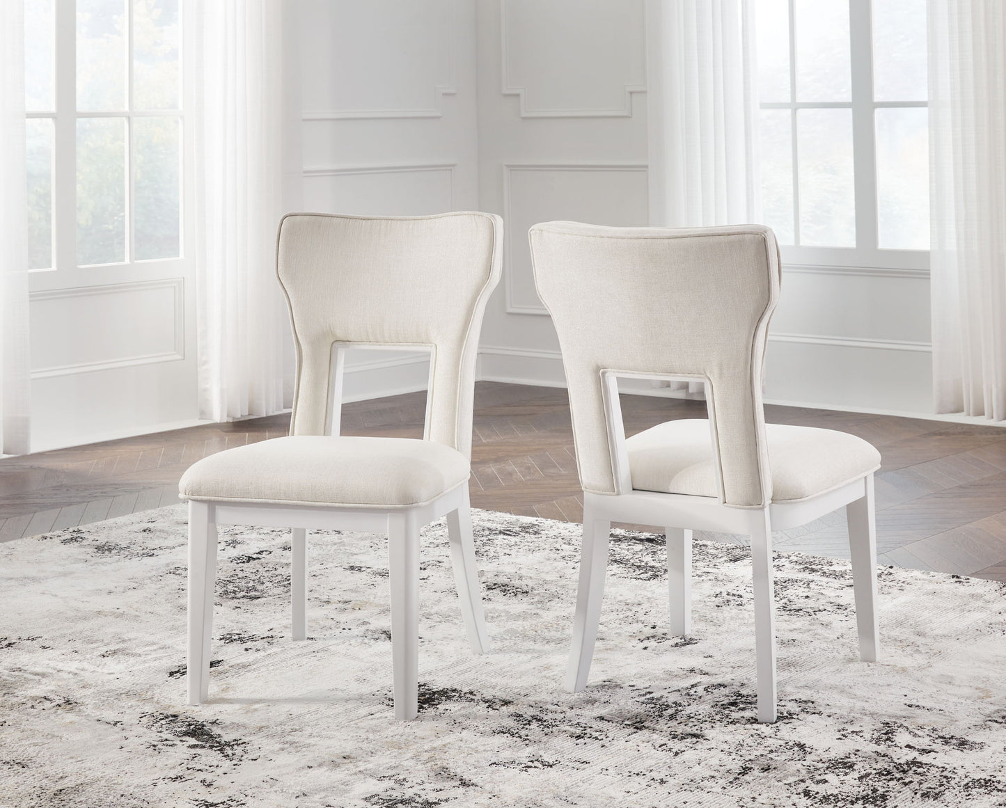 Chalanna - Dining Upholstered Side Chair (Set of 2) - White