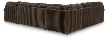 Midnight-Madness 4-Piece Sectional with Chaise