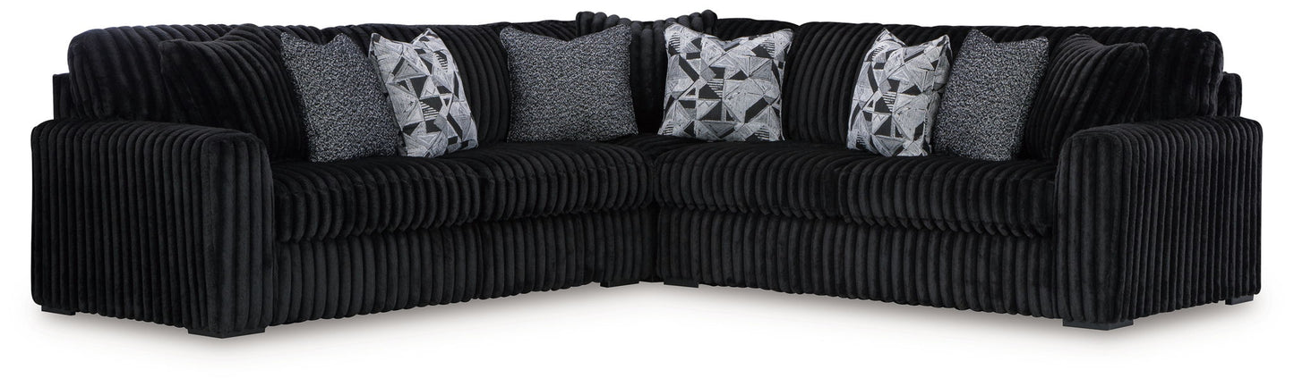 Midnight Madness 3-Piece Sectional