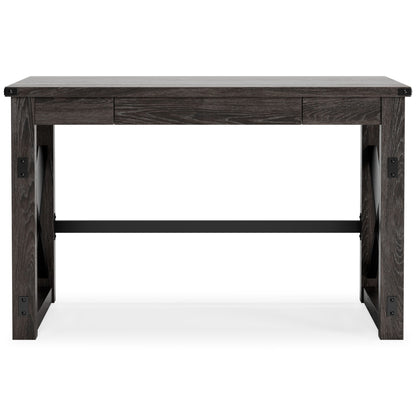 Freedan - Home Office Desk - Grayish Brown