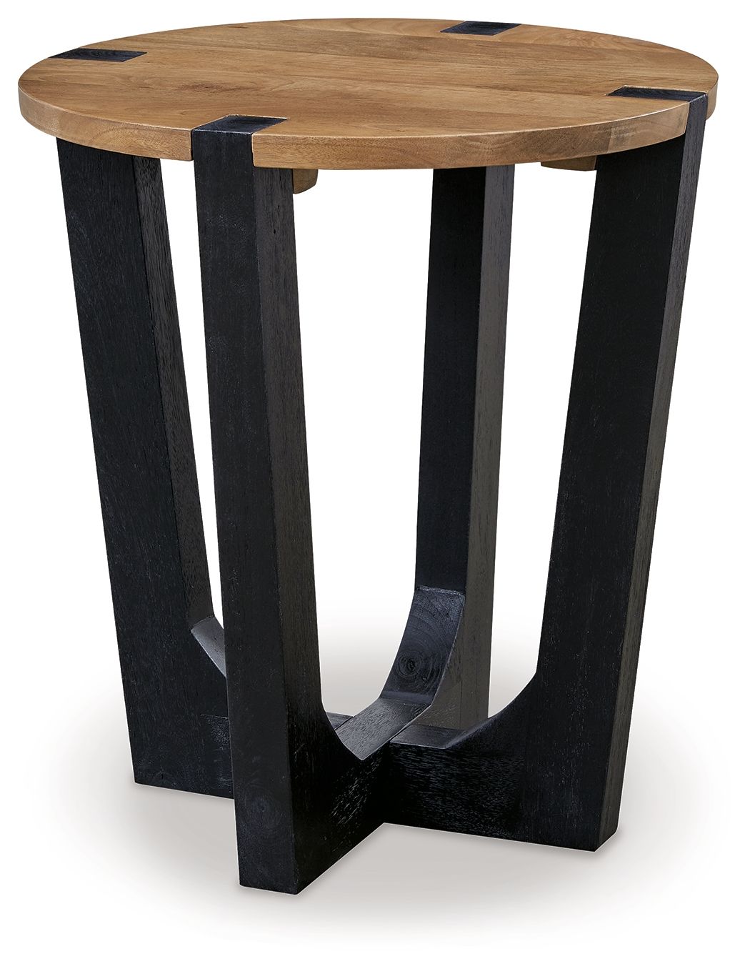 Hanneforth - Round End Table - Brown