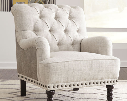 Tartonelle - Accent Chair - Ivory / Taupe