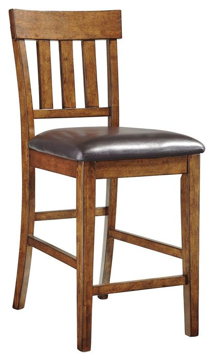 Ralene - Upholstered Barstool (Set of 2) - Medium Brown