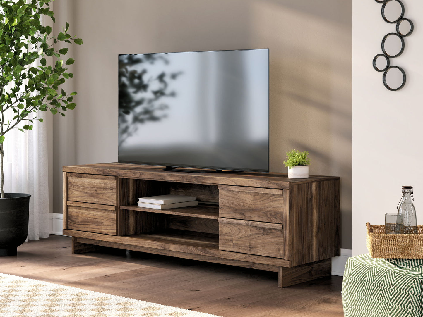 Zadilyn - TV Stand With Fireplace Option