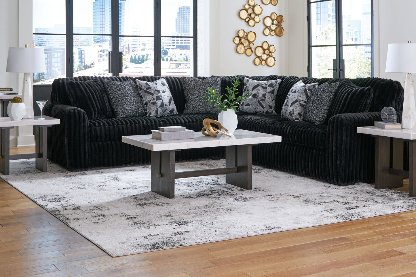 Midnight Madness 3-Piece Sectional