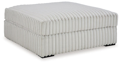 Stupendous - Oversized Accent Ottoman - Alloy