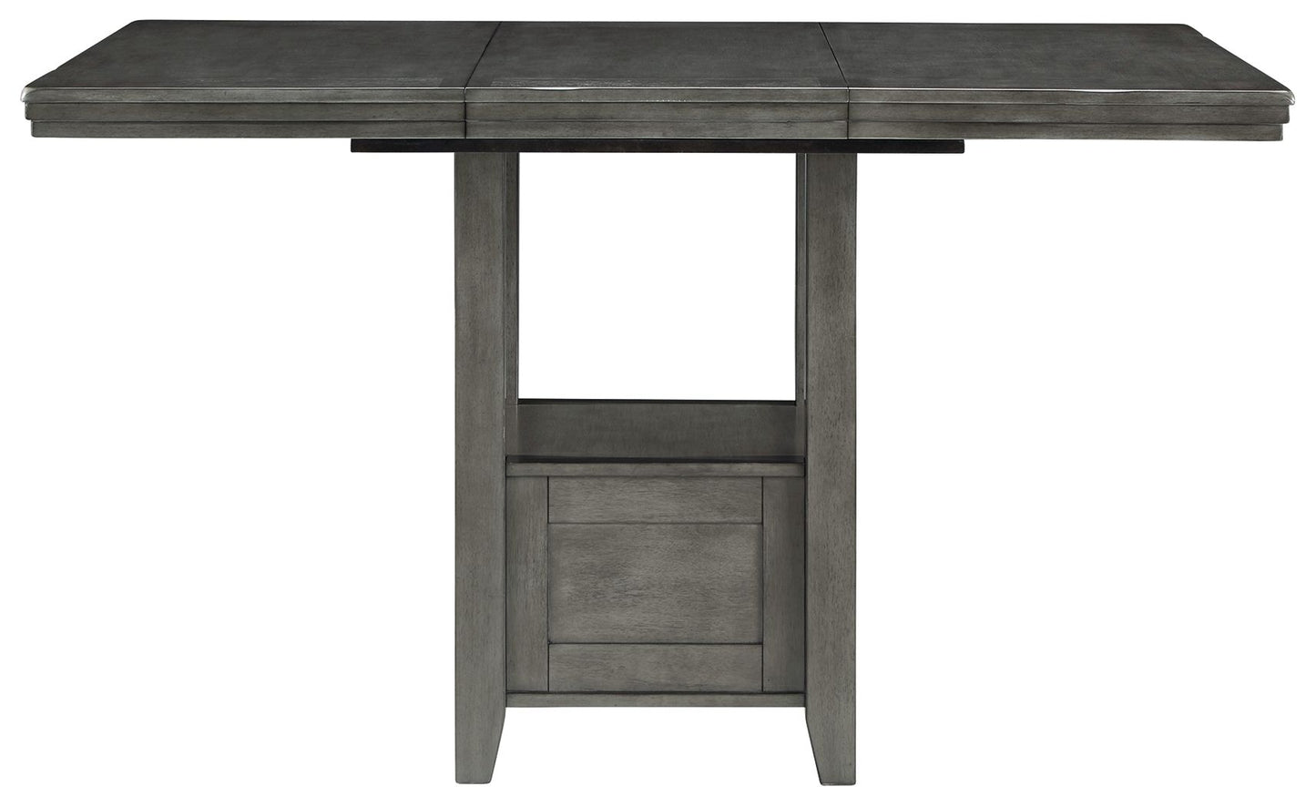 Hallanden - Rectangular Dining Room Counter Extension Table - Gray