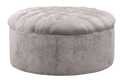 Carnaby - Oversized Accent Ottoman - Linen