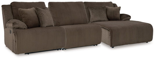 Top Tier 3-piece reclining sectional by Ashley Furniture