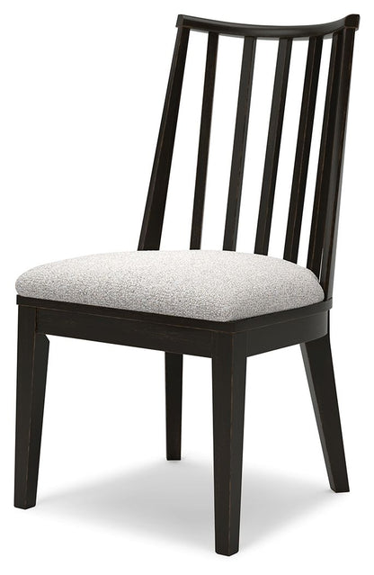 Galliden - Dining Upholstered Side Chair (Set of 2) - Black