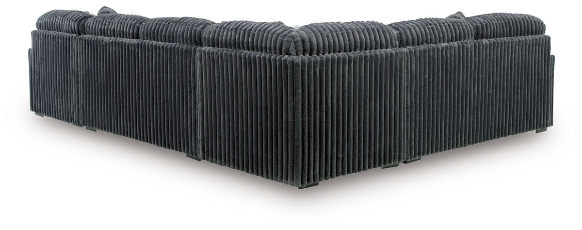 Midnight-Madness 4-Piece Sectional with Chaise