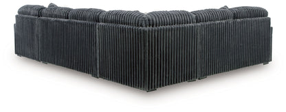 Midnight-Madness 4-Piece Sectional with Chaise