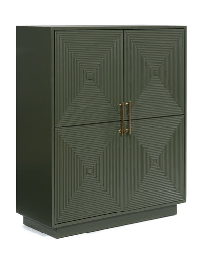 Geirwood - Accent Cabinet - Dark Green