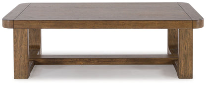 Cabalynn - Rectangular Cocktail Table - Light Brown