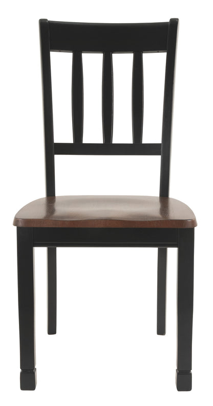 Owingsville - Dining Room Side Chair (Set of 2) - Black / Brown