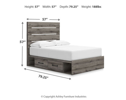 Graystorm - Panel Storage Bed