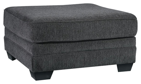 Tracling - Oversized Accent Ottoman - Slate