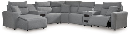 ModMax II - Salt And Pepper - Reclining Sectional