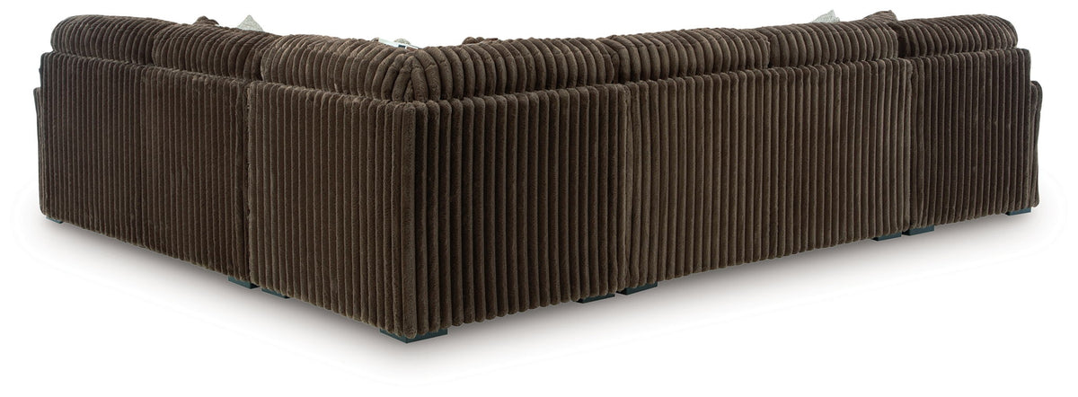Midnight-Madness 4-Piece Sectional with Chaise
