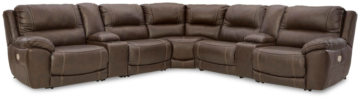 Dunleith 7-piece power reclining sectional by Ashley Furniture