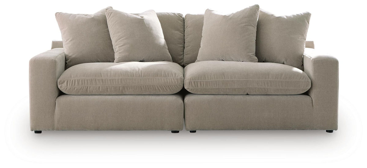 Maxton Heights 2-piece sectional sofa in pebble by Ashley Furniture
