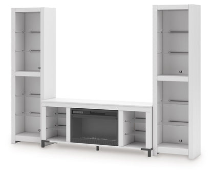 Brollevi - 3-Piece Entertainment Center - White