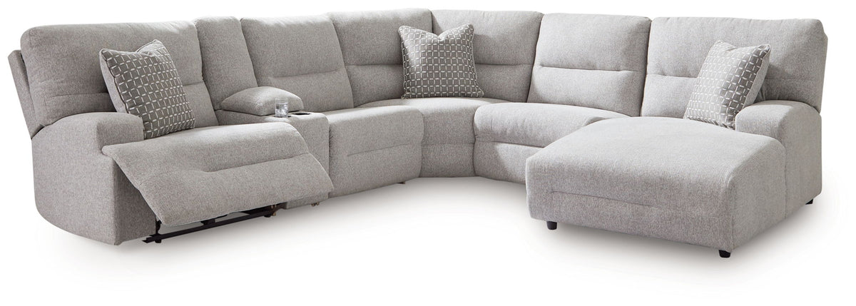 Acklen Place 6-piece reclining sectional by Ashley Furniture