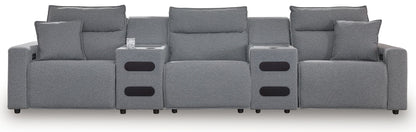 ModMax II - Salt And Pepper - Reclining Sectional