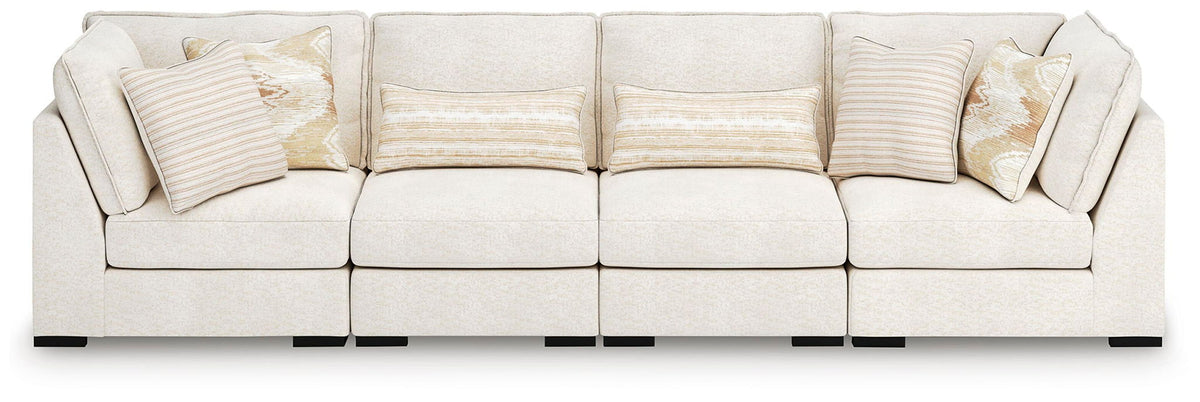 Donelson Creek 4-piece sectional in vanilla by Ashley Furniture