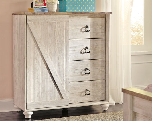 Willowton - Dressing Chest - Whitewash