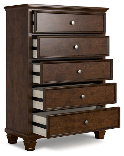 Danabrin - Five Drawer Chest - Brown