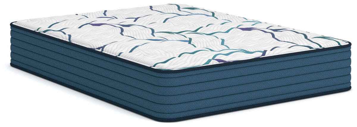 Limited Edition Firm 3.0 firm hybrid mattress in white by Sierra Sleep by Ashley