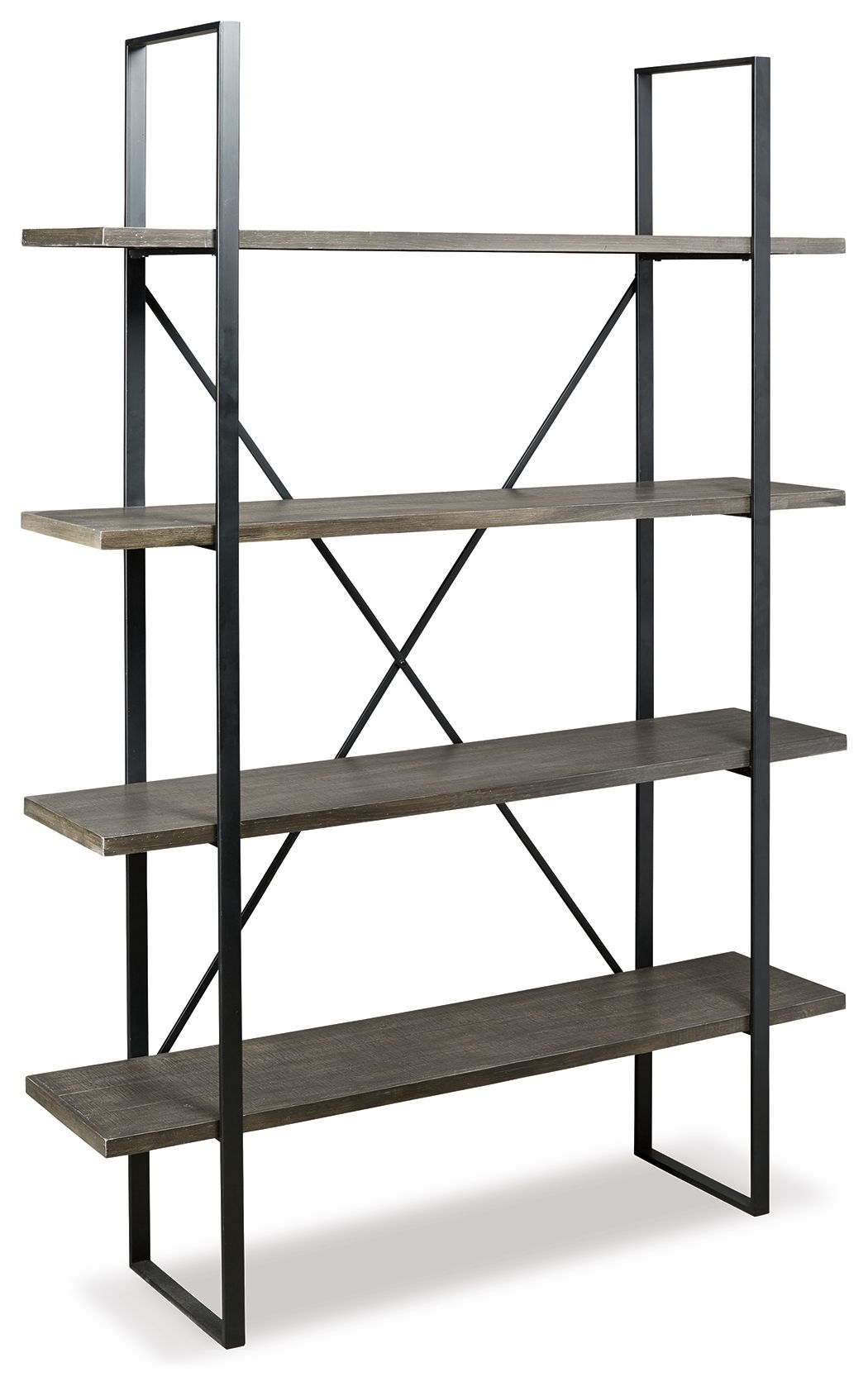 Gilesgrove - Bookcase - Black / Gray
