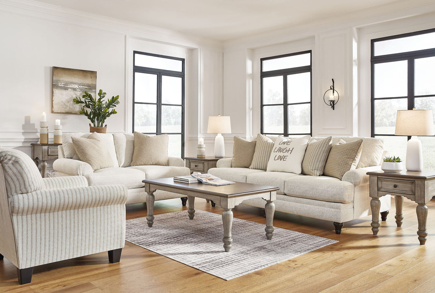 Valerani - Sofa, Loveseat, Accent Chair - Sandstone