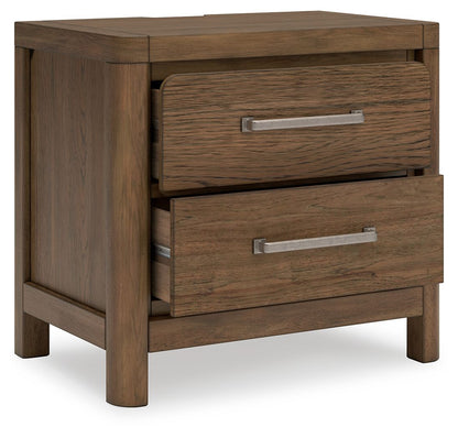 Cabalynn - Two Drawer Night Stand - Light Brown