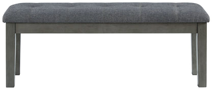 Hallanden - Large UPH Dining Room Bench - Black / Gray