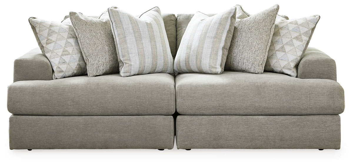 Avaliyah 2-piece sectional in ash by Ashley Furniture