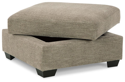 Creswell - Ottoman With Storage - Stone