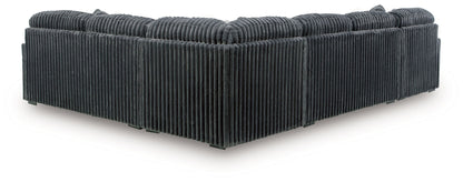 Midnight-Madness 4-Piece Sectional with Chaise