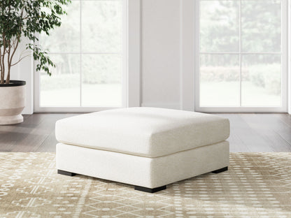 Donelson Creek - Oversized Accent Ottoman - Vanilla
